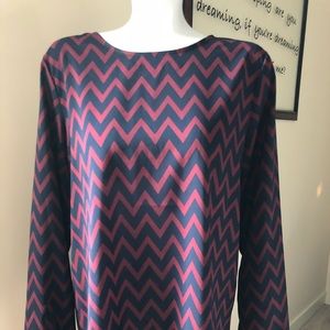 The Limited Chevron Career Blouse - Medium
